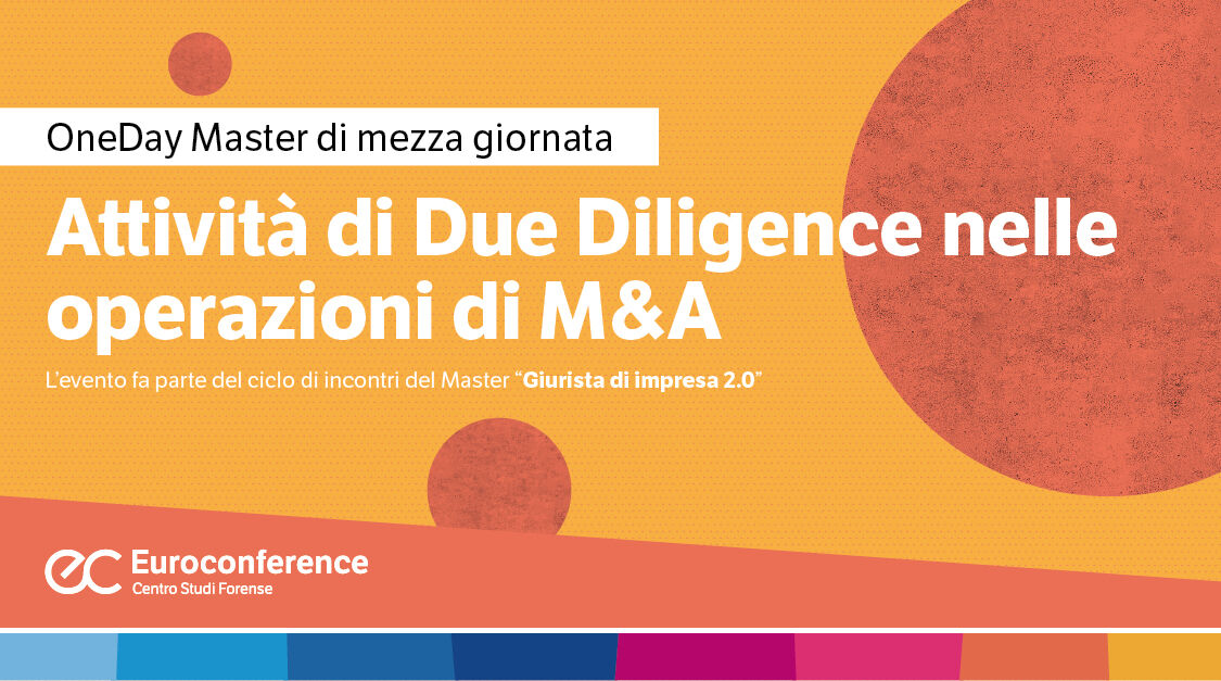 Immagine Attività di Due Diligence nelle operazioni di M&A | Euroconference